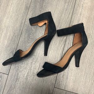 Black Suede Jeffry Campbell Heels